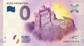 0-Euro-Souvenirschein Burg Kriebstein