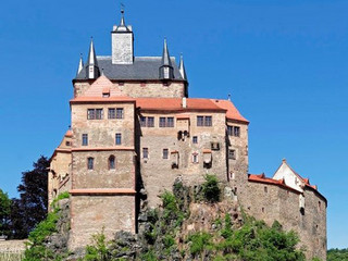 Zamek Kriebstein i mury obronne 