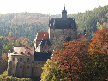 Burg Kriebstein im Herbst